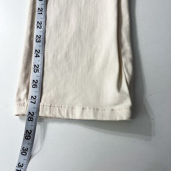 Nik+Zoe Women’s Mid-Rise Straight Ivory Jeans Sz‎ 29 Stretchy Comfy - Picture 12 of 14